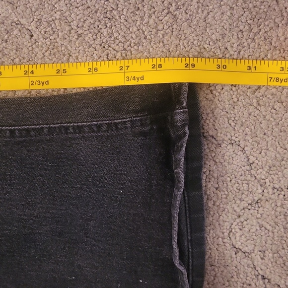Vintage Juniors Size 11 Mudd Low Rise Flare Faded Black Jeans - Picture 13 of 13